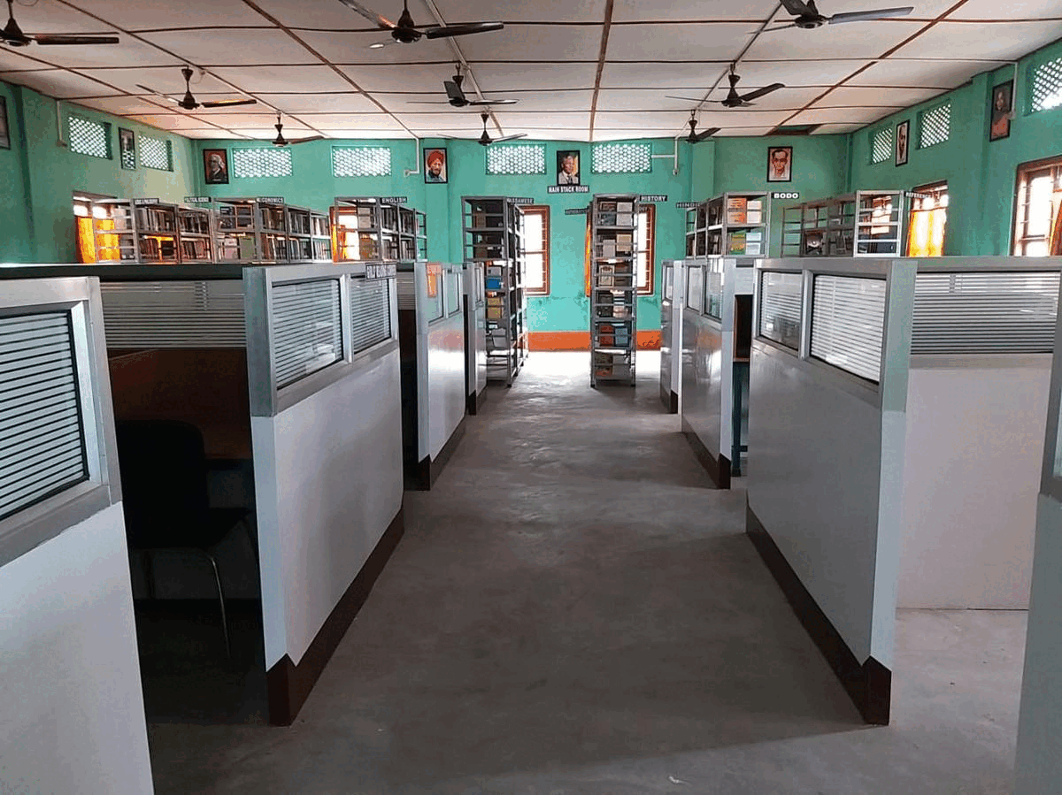 a photo of the library